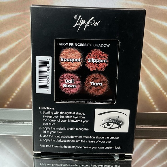 The Lip Bar ~ Fair-y Princess Eyeshadow Quad Palette ~ BNIB - Picture 3 of 3